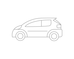 Hatchback body style icon