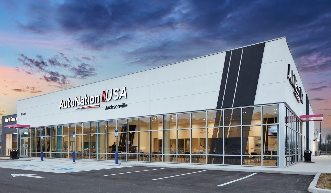 Exterior view of AutoNation USA Jacksonville