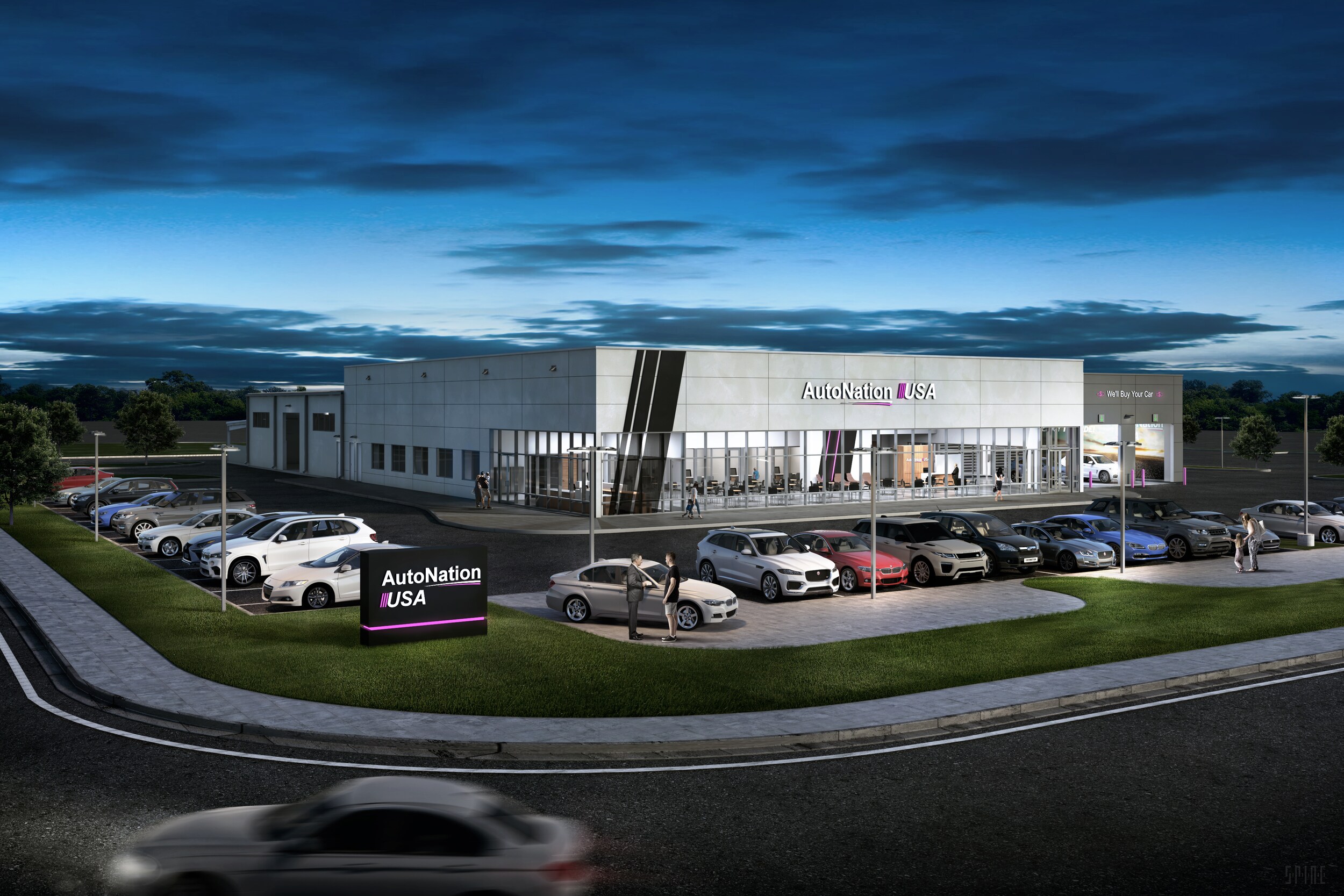 Exterior view of AutoNation USA Fort Myers